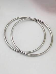 Dây đeo kim loại tròn, thích hợp làm phụ kiện ví DIY, kẹp túi xách cầm tay chất lượng cao, tay cầm hành lý, phụ kiện tay cầm hộp quà, dây đeo tinh tế, kẹp hành lý và bao bì. - Nhiều màu - Xem 9