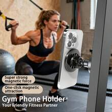 手机支架兼容 、Android 手机，适合生日、家人、朋友的礼物 - 黑色 - 查看 4