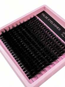 200pcs/150pcs/140pcs/100pcs Luxury Fluffy 8D Faux Mink Lashes - Mixed 10-18mm Length, 0. 07mm Thickness, Russian D Curl, Volumizing & Reusable Dramatic Lashes, Easy For Beginners - 10 Trays (60D/80D/100D/120D/160D/200D Variety Pack) Lash Clusters, Eyelash Clusters, Individual Eyelashes, Lashes, Fake Lashes - D 3 - 查看 3
