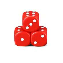 CheerCurve 3pcs, 30mm Party Theme Dice Large Opaque Jumbo Acrylic D6 Dice For Party, Craps, Table Games And Board Games - Multicolor - View 11