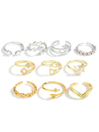 1pc S925 Minimalist Small Silver Tail Ring, Leaf/Arrow/Clover/Daisy/Butterfly/Heart Shaped Versatile Ring, Gift For Lover, Friend, Birthday, Suitable For Party And Daily Wear, Women's Fine Jewelry