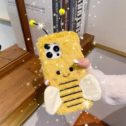 Bee Phone Case Compatible With Apple 17 Pro Max, 11/12/13/14/15/16 Pro Max, Galaxy S25/S22/23/24+ A04/A05/A14/A15/A24/A25/A34/A54, 13C+, Note 14/13C/12/11 Pro, Enjoy/Honor Phones