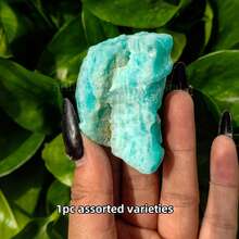 1pc Rare Blue Aragonite Mineral Specimen - Natural Smithsonite Quartz Crystal, Bohemian Style Home/Office Desk Decor, Unique Gift For Christmas, Halloween, Valentine's Day, Crystal Collectors & Enthusiasts