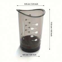 1pc Multi-Functional Vegetable, Mushroom, Egg, And Strawberry Slicer Cup - Durable Plastic Food Chopper With Safety Lid, Manual Kitchen Tool For Quick Prep, Dishwasher - Ideal For Home Cooking And Professional Kitchens, Vegetable Cutting, Easy Storage, Sharp Blades, Must-Have For Busy Moms