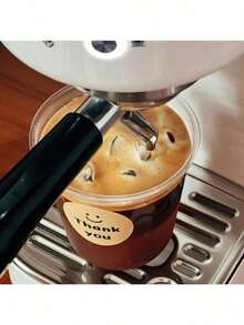 (Random Blessing Stickers)Insulated Plastic Cup With Lid, Leak-Proof Design, Suitable For Milk Tea, Coffee, Juice, Etc. Very Suitable For Takeout At Beverage Shops And Homemade Drinks At Home. Both Beautiful And Practical,Christmas And Other Holiday Supplies,Free Gift Free Shipping Items Quick Ship Items Free Trial Center