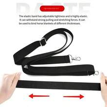 Adjustable Elastic Horse Saddle Stabilizer Strap, Anti-Slip Horse Blanket Fixing Strap, Equestrian Supplies