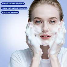 100g Creme de Limpeza Facial Clareador Meng Xi Lan Te, Adequado para Limpeza Facial