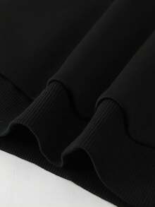 Men's Heavyweight Japanese Streetwear Hoodie, Loose-Fit Round Neck Pullover Sweatshirt, Machine Washable, Winter Warmth