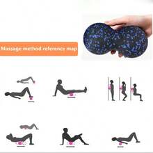 15厘米*8厘米高密度EPP泡沫深层组织按摩球，适用于足底筋膜炎和触发点按摩 - 彩色 - 查看 4