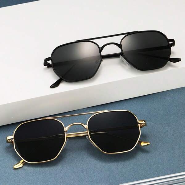 Metal Fashion Glasses - Retro Style, Protection For Sports, Driving, Cycling, Fishing, And Outdoor Adventures