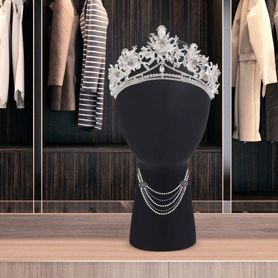 YUNRUX Hat And Wig Stand, Imitation Head Stand, Mannequin Head Stand - A - 查看 1