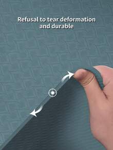 183*61cm TPE可折叠激光瑜伽垫（激光人体轮廓） - 藍色 - 查看 4