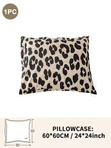 1pc/2pcs/4pcs Leopard Print Pillowcase (Pillow Insert Not Included), Soft & Comfortable, Suitable For All Seasons - Multicolor - View 29