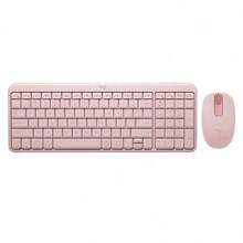 Logitech MK251 Wireless Office Keyboard And Mouse Set With Bluetooth Connection, Slim Design, Multi-Device Switching, Stand Function, And Efficient Input Experience. Pink - Pink - View 7