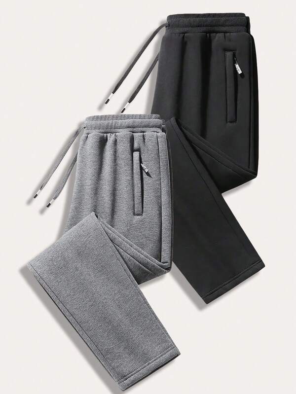 Pantalones deportivos ligeros y de secado rápido para hombres, nuevos pantalones casuales sueltos con cordón para verano y otoño