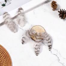 300pcs White Feathers Crafts - 3 - 5inch Feathers Bulk Wedding Home Party, Dream Catcher Supplies And CraftsWhite