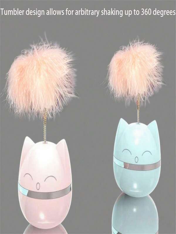 3 szt. – zabawki dla kotów na nudę, kulki z kocimiętką do gryzienia i łagodzenia nudy, samoprzylepna pałeczka z piórkami Hi Bell do drażnienia kota, zapobiegająca upadkom, kulki Weng do zgrzytania zębami, plastikowe zabawki dla kotów do gryzienia i obracania