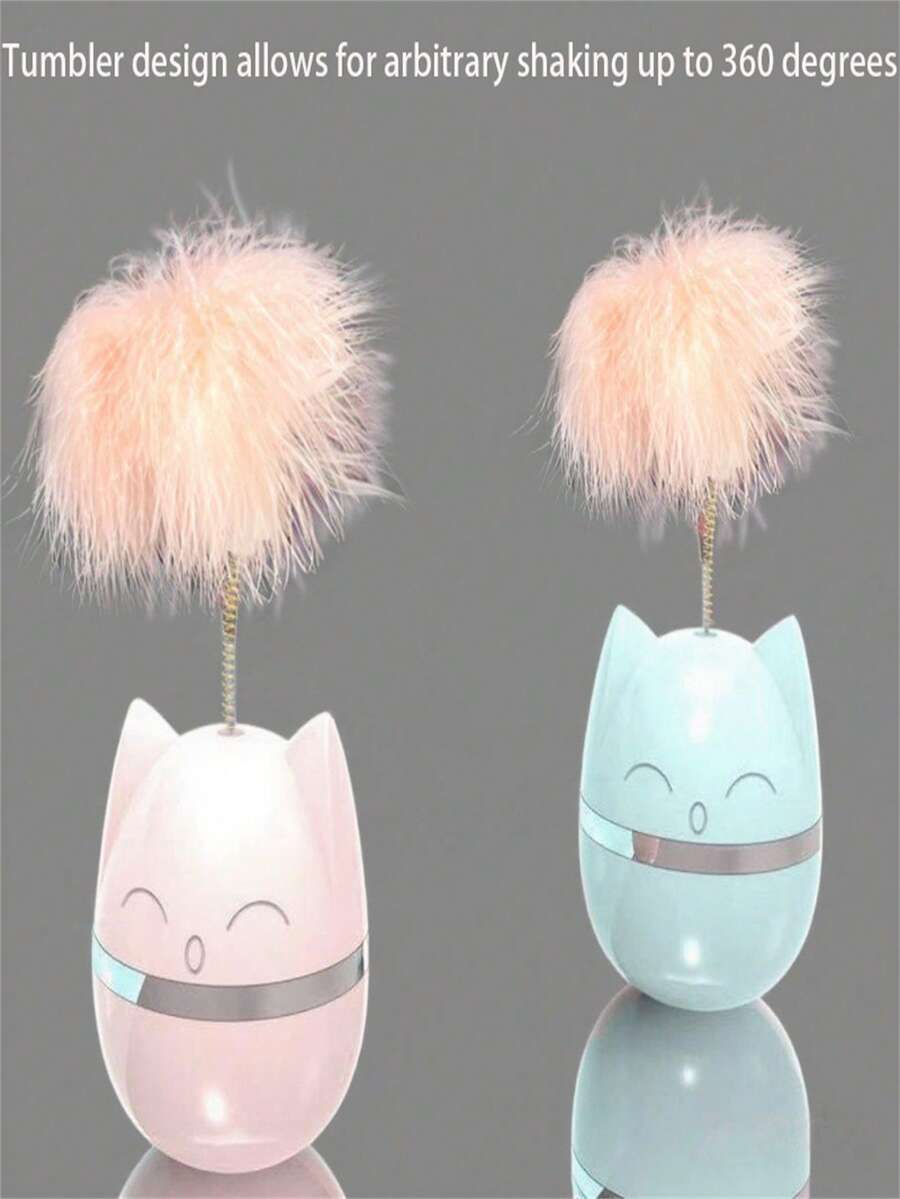 3 szt. – zabawki dla kotów na nudę, kulki z kocimiętką do gryzienia i łagodzenia nudy, samoprzylepna pałeczka z piórkami Hi Bell do drażnienia kota, zapobiegająca upadkom, kulki Weng do zgrzytania zębami, plastikowe zabawki dla kotów do gryzienia i obracania