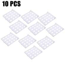 1/5/10 buc. Suport pliabil din plastic pentru depozitarea hainelor, stivuibil și economisitor de spațiu pentru cămăși și pantaloni, cu o cutie de coș de bucătărie acoperită pentru acces și depozitare ușoară, fără dezordine, utilizat pentru organizarea gospodăriei, organizarea rufelor și cutii și containere de depozitare