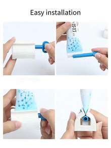 1pc Manual Toothpaste Squeezer, Home Tube Dispenser, Bathroom Accessories Facial Cleanser Squeezer - Green - View 7