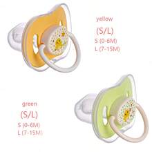 Baby Pacifier, Available In S And L Sizes, Made Of Liquid Silicone, Soft And Comfortable, Comes With Dust Cover, Suitable For Daily Use - Multicolor - View 4