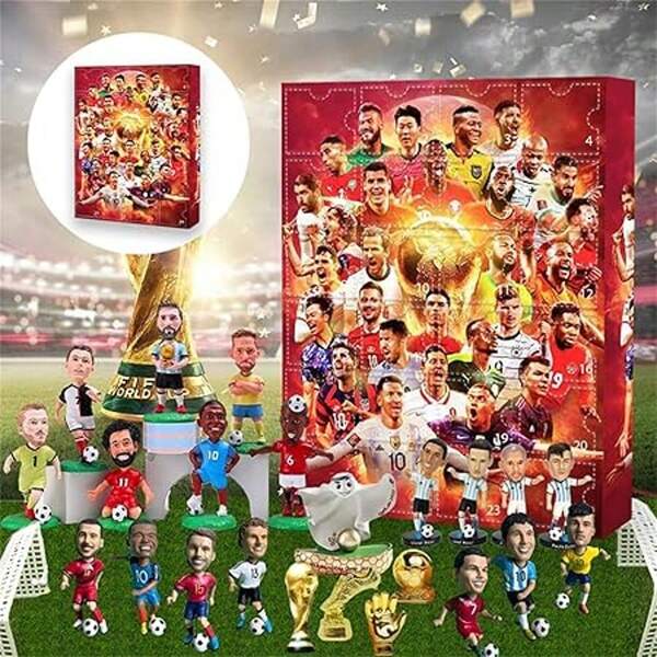 Football Advent Calendar 24 Days Pre-Christmas Season Includes 24 Toys For Football Fans,Soccer ,Navidad Navidad Decoracion Christmas Gifts