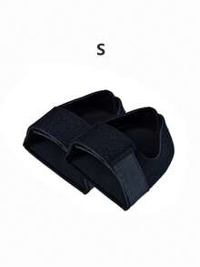 1/2 Pairs Of Anti-Wear Heel Pads, Silicone Cushioning Heel Covers, Heel Protectors For Sports And Casual Shoes - Black - View 6