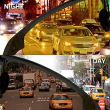Set Of 2 HD Day And Night Driving Glasses For Men And Women Polarized Sport Sunglasses And Yellow Night Vision Glasses With Car Clip Holder 1 Yellow Lens + 1 Black Lens 1 Yellow Lens + 1 Black Lens Unisex - 如圖 - 查看 6
