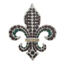 Zinklegierung Strass Kristall Diamant Anker Brosche, Weihnachtsgeschenk