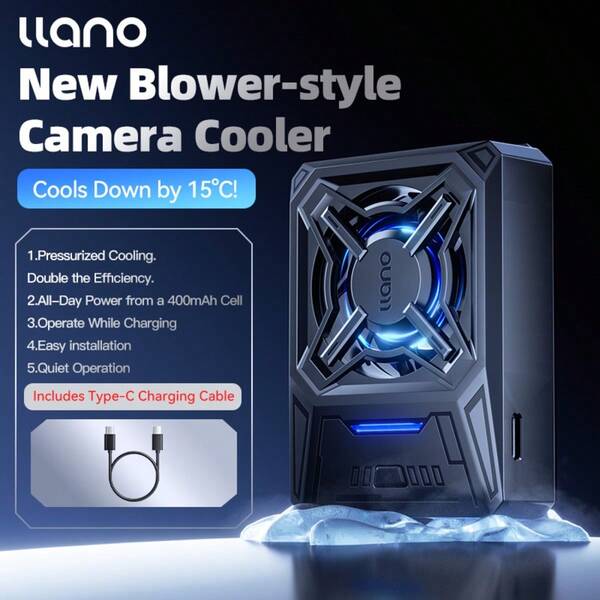 مبرد كاميرا لانو مروحة تبريد مبرد هواء لتسجيل الفيديو والبث المباشر لتبديد الحرارة ل- /كانون/نيكون/فوجي فيلم