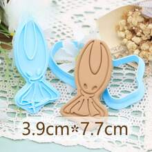 1pc Hollow Knight Baking Cutter Set, 3D Press-Out Baking, Baking Tools, Hollow Knight Merchandise Baking Molds, Featuring: The Wasp, The Little Knight, Flea, And Shemala.