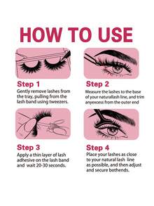 10 pares de pestañas postizas de ojo de gato - Volumen esponjoso, elevación natural y realzador multiescena