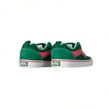 Vans Knu Skool Boys' Grade School , Women Casual Athletic Shoes - Green/Pink - 查看 4