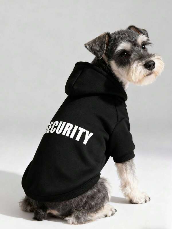 PETSIN 1pc Pet Hoodie Sweatshirt, Warm Fleece Lined Pet Clothes For Small Dogs & Cats, Suitable For Autumn/Winter