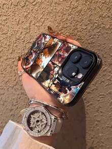 1个定制照片设计手机壳，可印上您的名字，经典时尚。1个个性化哑光黑色婚礼相框手机壳，兼容苹果XR、11、13、14、15和16 Pro Max。它清晰、时尚、充满活力、可爱、简约，与您的手机完美搭配。送给朋友、女友和母亲的独特个性化礼物。国际版，非国内版。 - 黑色 - 查看 5