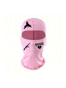 1/2/3 件男女通用印花防晒面罩，透气颈套，适合骑自行车、摩托车、户外运动，适合日常穿着、滑雪、骑自行车、派对等。 - 彩色 - 查看 25