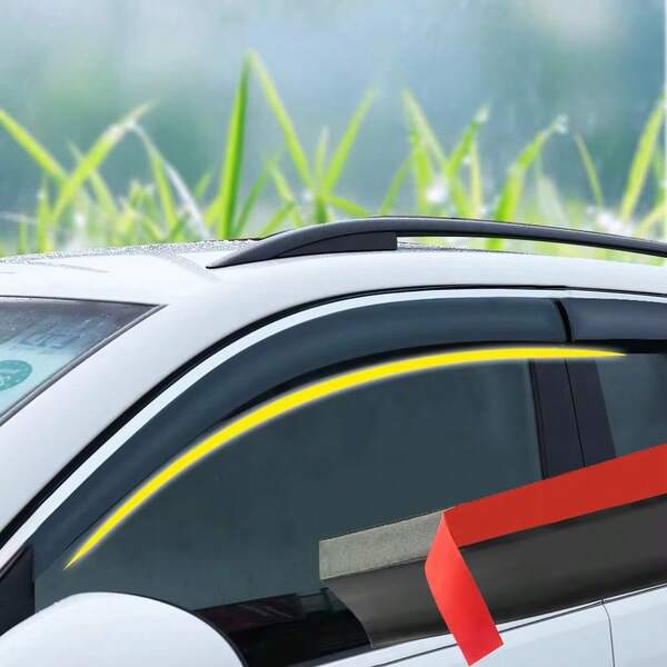 Universal Car Window Rain Cover For Door Window Seal Adhesive Rainproof Strip Suitable For Cars RVs Campers Trailers