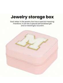 1件套旅行首饰盒, 字母首饰盒, 多功能首饰收纳盒, 首饰整理与收纳, 紧凑型首饰盒, 旅行收纳配件, 化妆品收纳盒, 指甲油收纳盒, 首饰收纳盒, 邮轮必备品, 旅行必备品, 戒指、项链、耳环首饰收纳, 个性化礼品, - 彩色 - 查看 14