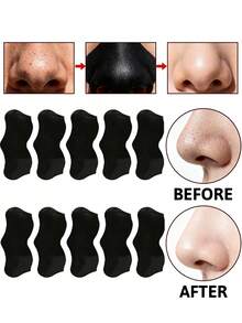 Biore 碧柔深层清洁毛孔贴，黑色，10片装，黑头终结者，去除黑头并收缩毛孔，快速起效，缩小可见毛孔，含活性炭，深层清洁，吸收油脂，净化肌肤，贴合面部轮廓，易于撕除，温和不刺激，是追求光滑肌肤人士的理想之选，也是深层清洁的完美选择。 - 黑色鼻貼*10 - 查看 3