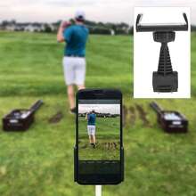 ABS Golf Swing Record Phone Holder Clip Stand Bracket Support For Alignment Stick Training AidsGolf Swing Record Phone Holder