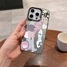 Fundas de Teléfono Belleza para 16 15 14 13 12 11 Pro X XR XS 8 Plus con Cubierta Trasera Anticaída y Acabado Esmerilado17  17promax - Negro - Ver 2