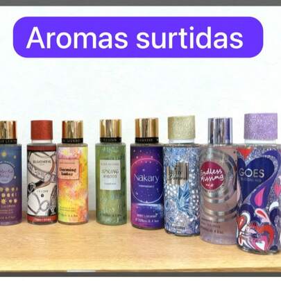 spray corporal fragancia duradera  250ML fiesta cita mujeres jóvenes Envío aleatorio CON Brillo instantáneo/SIN BRILLO surtido en aromas, Body lotion,