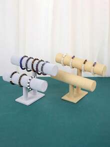 3-Layer/2-Layer/1-Layer/Vertical Jewelry Storage Display Rack, Bracelet Necklace Earring Storage Rack, Velvet Jewelry Display Rack, Single-Layer Bracelet Storage Rack, Headband Necklace Watch Bracelet Display Rack, 1-Piece Home Bracelet Storage Rack Jewelry Store Display Rack, 3-Layer Detachable