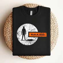 180g pure Cotton Shado Gerry Anderson TV Show UFO Sci Fi Retro Gift Tee Black T Shirt B16 Top For Everyday Wear Slightly Soft women Versatile T-Shirt For Women Casual designer clothes Casual female Stylish streetwear fashion Stretched graphic Comfortable - Negro - Ver 4