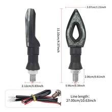 2 pièces/set Éclairages de travail pour moto 12V avec 12 lumières en forme de cœur creux, ampoules LED jaunes haute luminosité, portée d'éclairage claire et lumineuse, câblage non destructif, design cool et attrayant, universel pour les motos