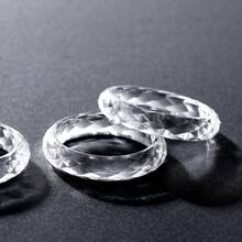 emejewe 1pc White Sapphire Ring, Suitable For Everyday Wear