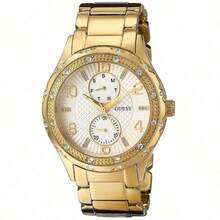 Guess Limelight Crystals Pink Ladies Watch W0442L2