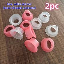 Guarnizioni anti-perdite per rubinetti, tappi anti-perdite in silicone, accessori per bocchette di tubi dell'acqua. Guarnizioni di tenuta durevoli per valvole, tubi flessibili e collegamenti di tubi, garantendo l'impermeabilità per le riparazioni dei tubi. Rondelle ad anello in silicone anti-perdite per rubinetti - disponibili in più quantità e colori.