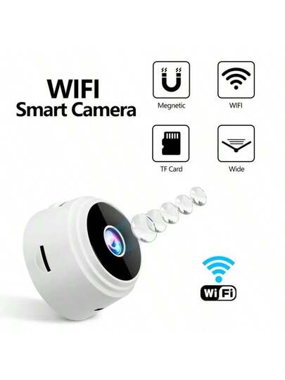 1pc Mini Small Camera, Hidden Radio Camera Bracket, WIFI Connection, Can Be Controlled By Mobile APP To Horloge Monitor, Living Room, Office Car Outdoor. view 2