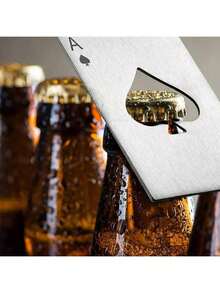 12/24pcs, Bottle Opener, Creative Poker Shape Bottle Opener, Solid Color Bottle Opener, Suitable For Bar Or Family, Wine Tools, Wedding Party Gifts, Bar Accessories, Kitchen Gadgets, For Outdoor, Camping, Christmas Party Supplies, Family Dinner - 彩色 - 查看 5